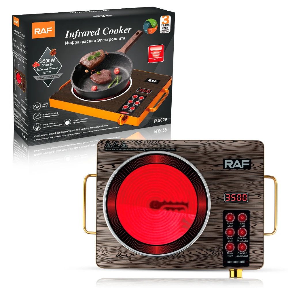 Hot Selling Pattern Cooking Stove and Electric Infrared Cooktop Hot Plate Infrared Cooker