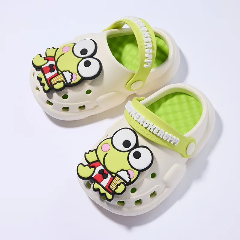 ML Hot Summer Anime Children Slippers Kt Cinnamoroll Cartoon Kawaii Cute Home Bathroom Bathing Anti-Slip Sandal Kids Girls