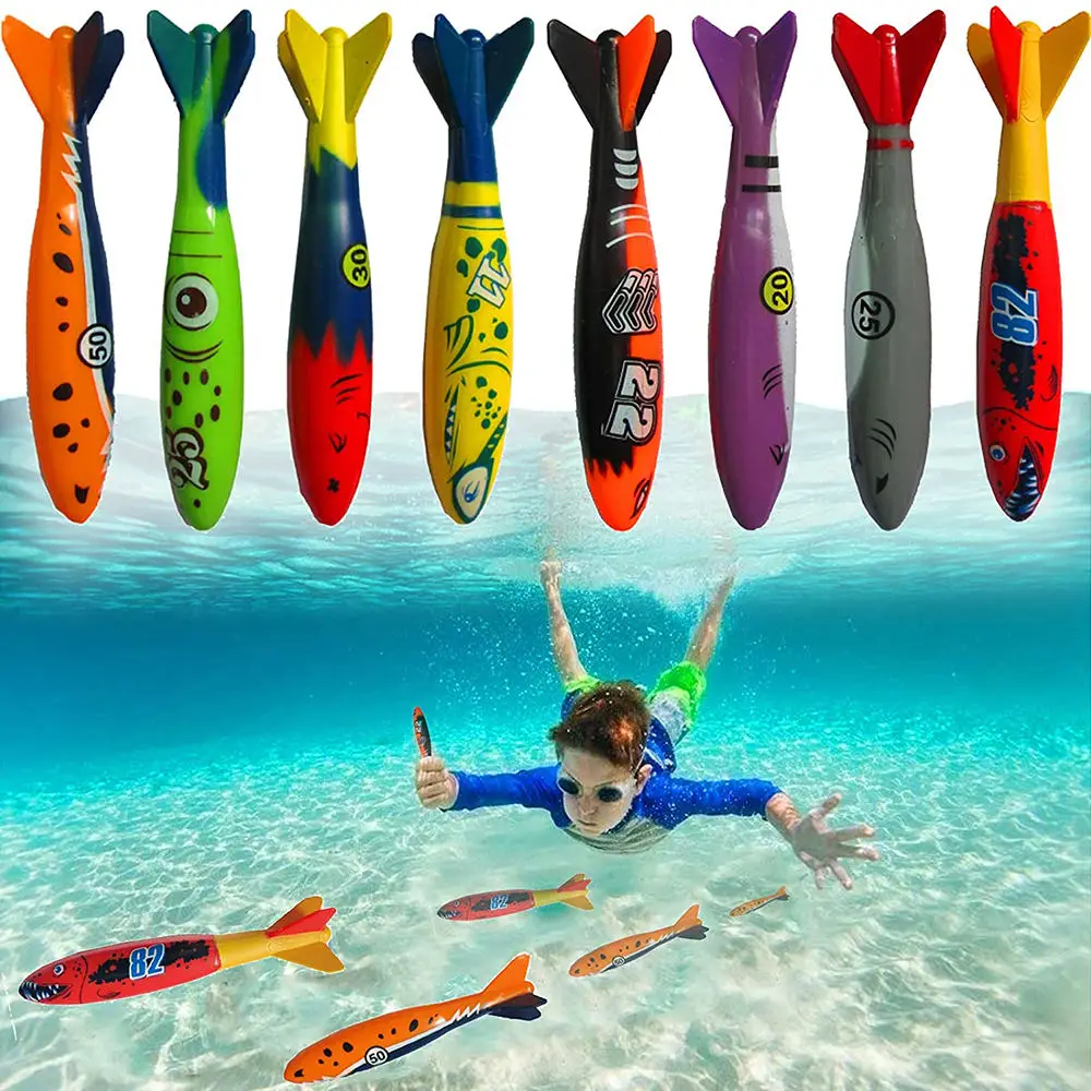 Pool Underwater Torpedo Shark Swimming and Diving Games Training Gift Set Toys for Kids Product
