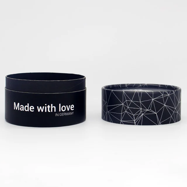 Customized design fancy cylinder round paper cardboard round gift box packaging