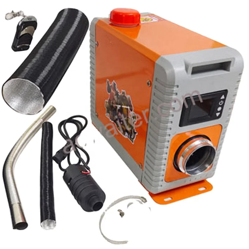 Lcd Digital Remote Control Car Heater 12v 24v 5kw All In One Diesel Air Parking Heater