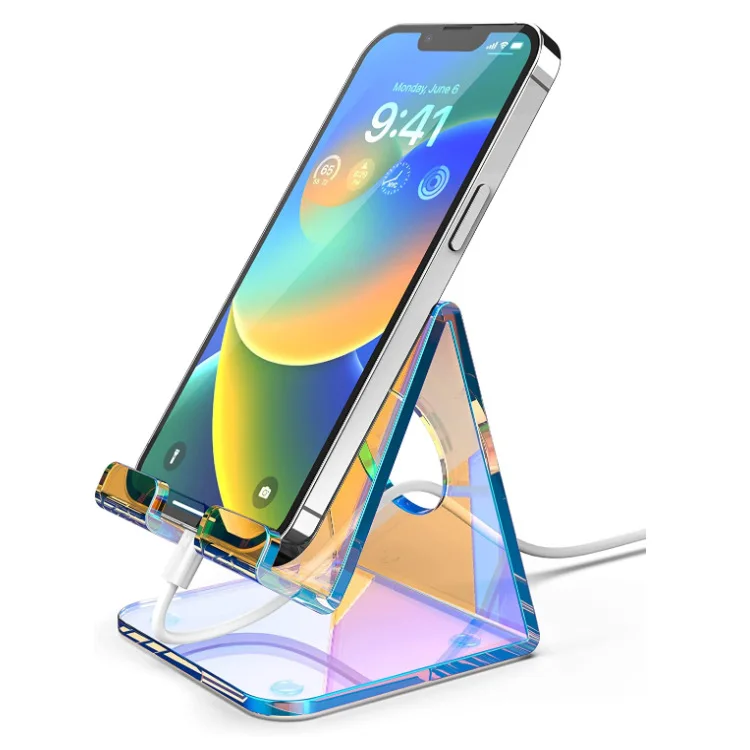Modern OEM Design Acrylic Cell Phone Display Stand Stylish Plastic Model for Store Retail Holders