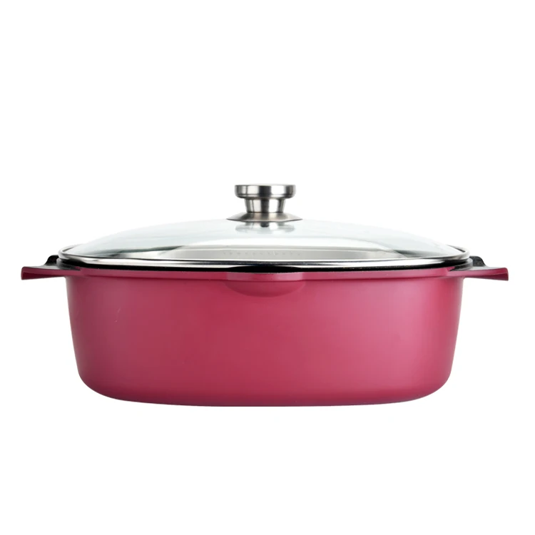 New Design 10pcs Kitchenware Non Stick Cooking Enamel Cast Iron Skillet Roaster And Casserole Set Cookware Sets