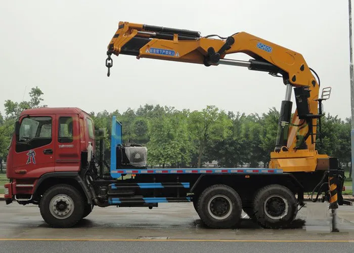 Telescopic Knuckle Boom Telescopic Cylinder Crane Used Truck Mounted Crane