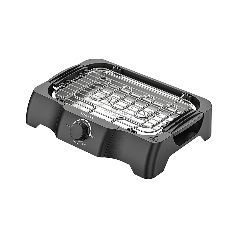 1500w Electric Grill Indoor Smokeless Portable Food Barbecue Grill Smokeless Household Barbecue Grill