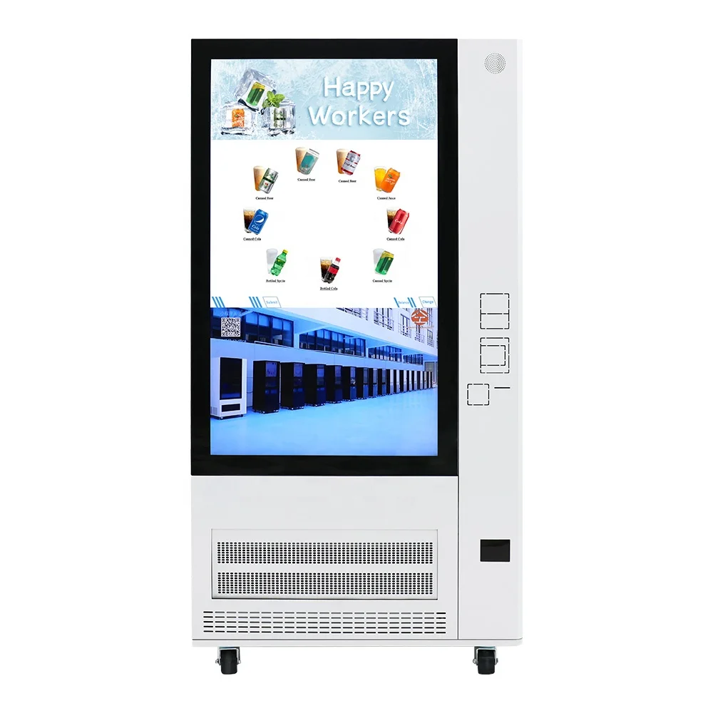 Touch Screen Self-service Instant Slushy Ice Drink Vending Machine Fully Automatic