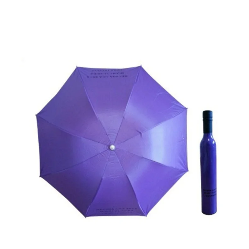 
Wholesales Custom Logo Printing Colourful Wine Umbrella Bottle Umbrella Designs 