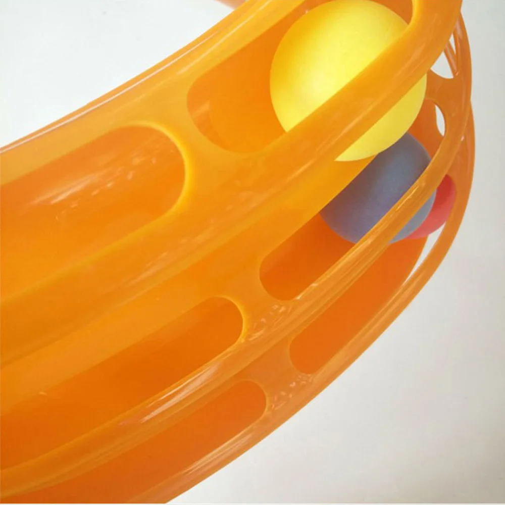 Low Price Toy Three Layer Triangle Tower Of Tracks Play Plate Toy  Energy-consuming Cat Wheel Crawler Toy For Pet Cats