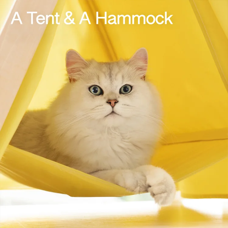 MewooFun Hot Sale Pets Supplies Pet Teepeee Comfort Tent Pet Tent House Cat Bed