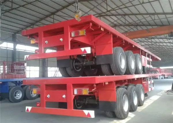 Тяжелый полуприцеп с гусиной шеей низкорамный полуприцеп 60 или 80 тонн