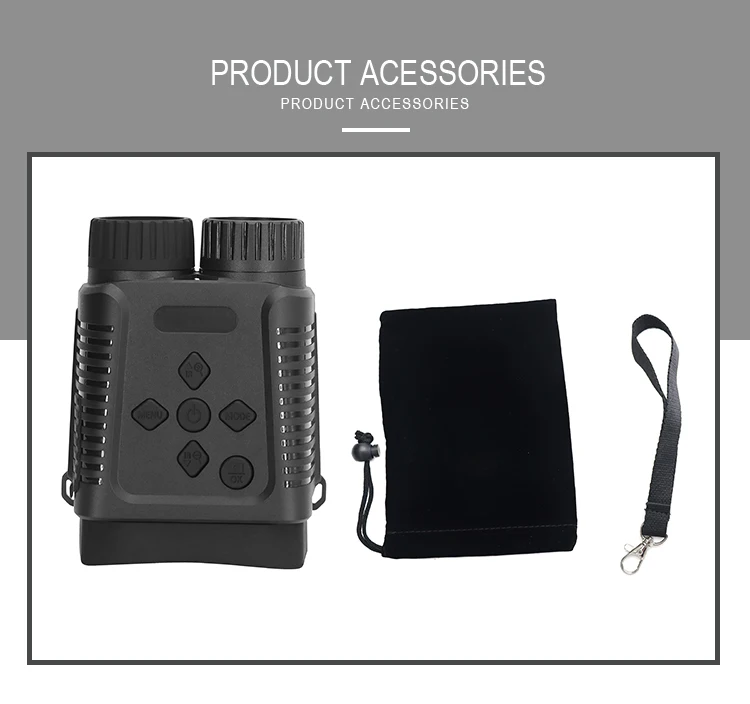 Long Range Thermal Infrared Military Binoculars Hunting Night Vision Scope Black Green BAK Blue Metal Film Rubber Color Handle