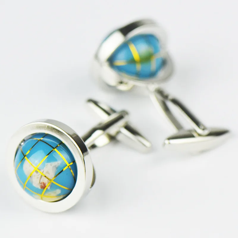 Special shape cufflinks custom made sterling silver tie clip cufflink set