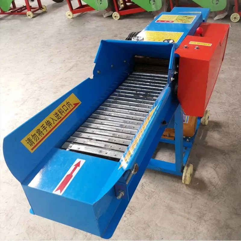 Diesel Electric Small Farm Machinery Animal Feed Silage grass Cutting chaff cutter machine