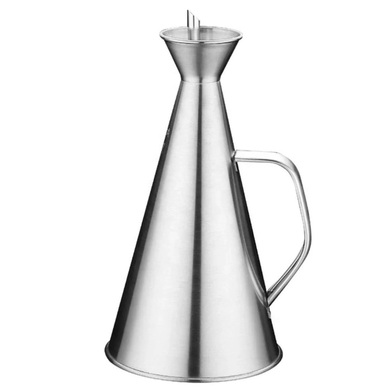 STAINLESS STEEL 250ML 500ML 750ML 1000ML OLIVE OIL POT VINTAGE STYLE NON DRIP