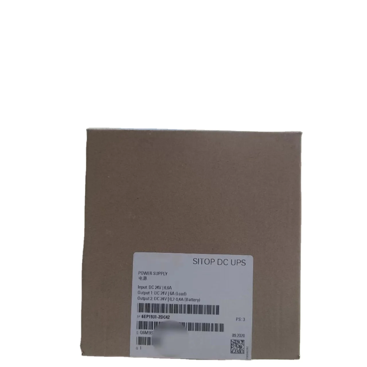 6EP1931-2DC42 для SIEMENS SITOP DC UPS модуль 24 V/6 A Источник бесперебойного питания с интерфейсом