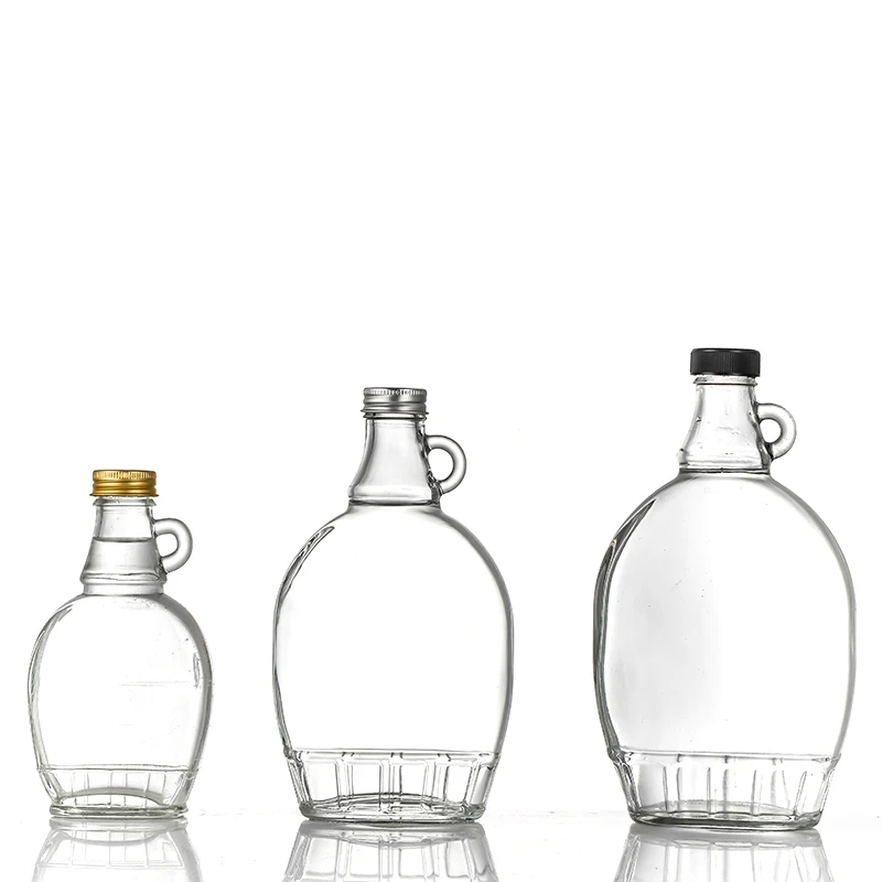 Производитель креативных прозрачных плоских стеклянных бутылок для вина винная бутылка в Калифорнии упаковки винных напитков