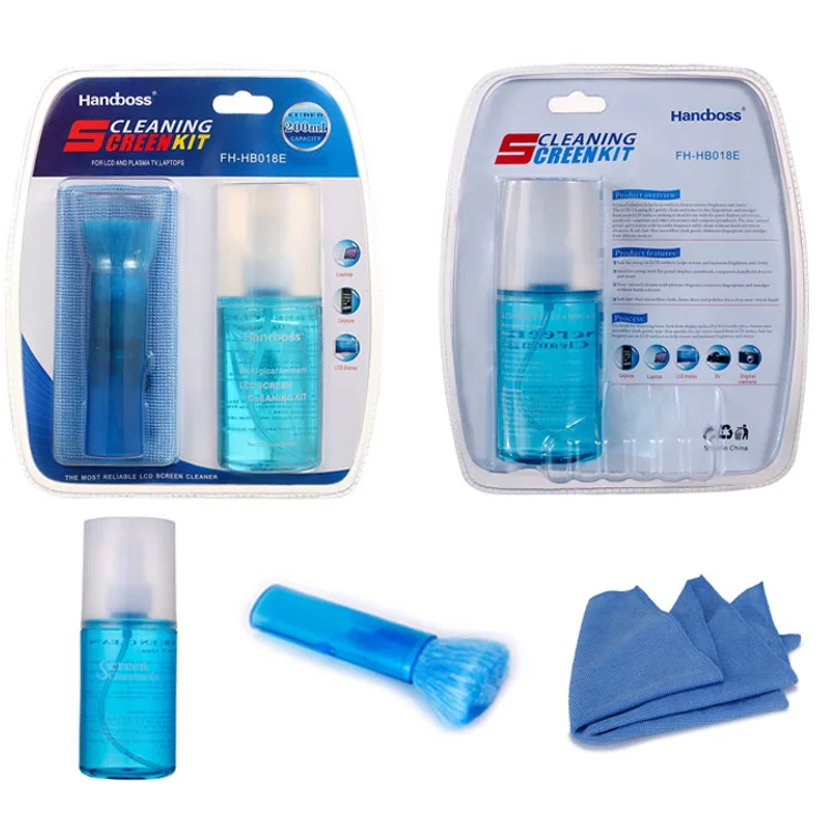 LCD Screen Cleaner for TV Screen Sprayer Kit for cleaning cloth microfiber camera phone for laptop computer touch screen