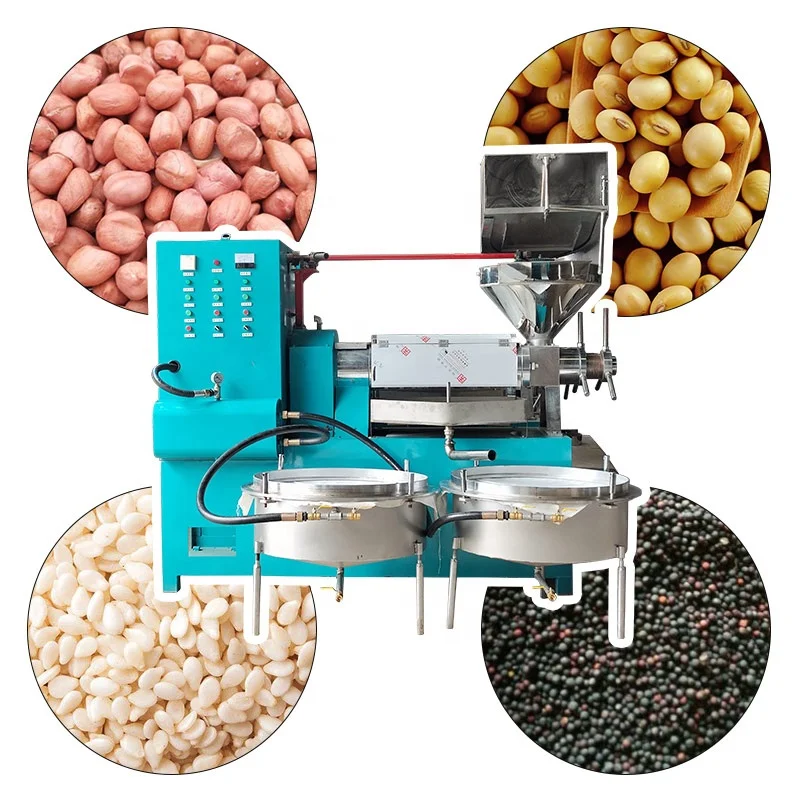 commercial fully automatic oil press, screw oil press, peanut soybean rapeseed oil machine equipment manufacturer