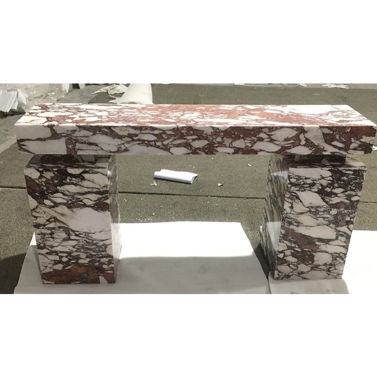 Newstar Luxury Modern Marble Console Table Hallway Table Italian Marble Calacatta Viola Console Table