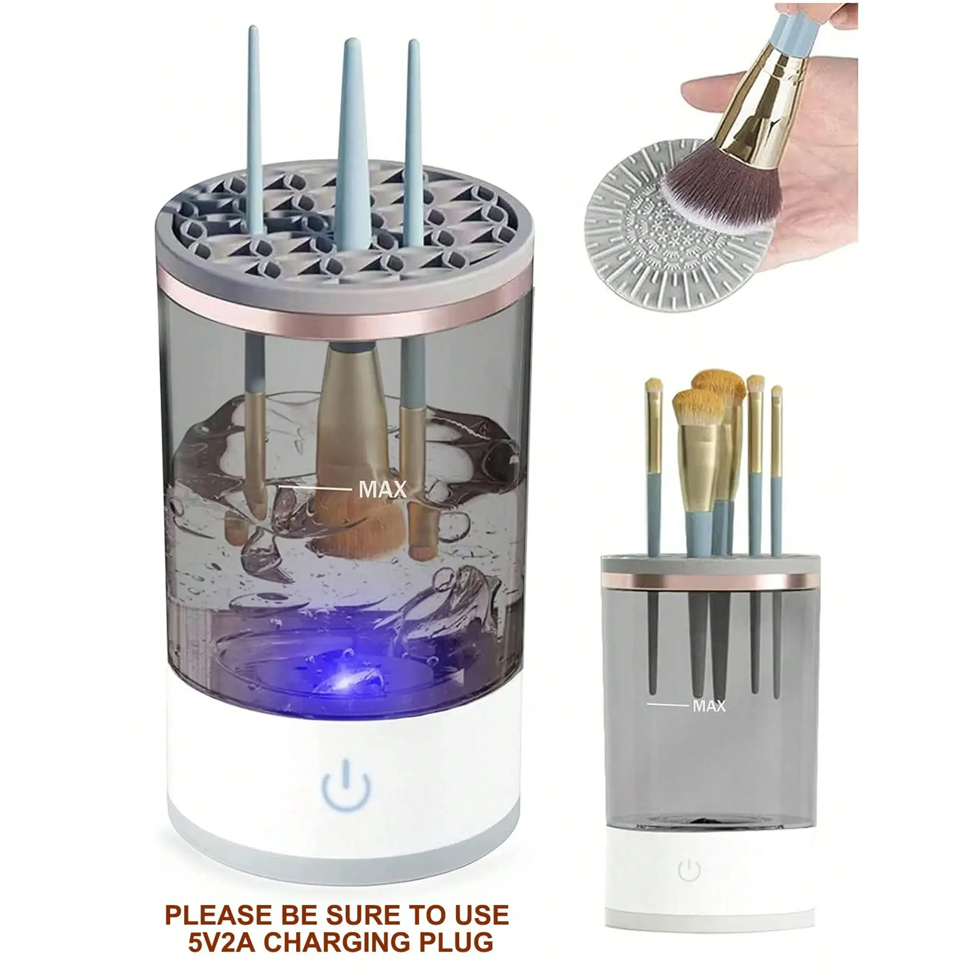 2023 New Arrivals Rechargeable Lazy Cleaning Brush Washer Quick Dry Tool Automatic Rotate  Quick Cleaning machine