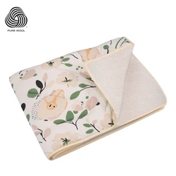 Amazon Hot Sale Super Soft Baby Security Blanket Wholesale Baby Merino Fleece Blankets