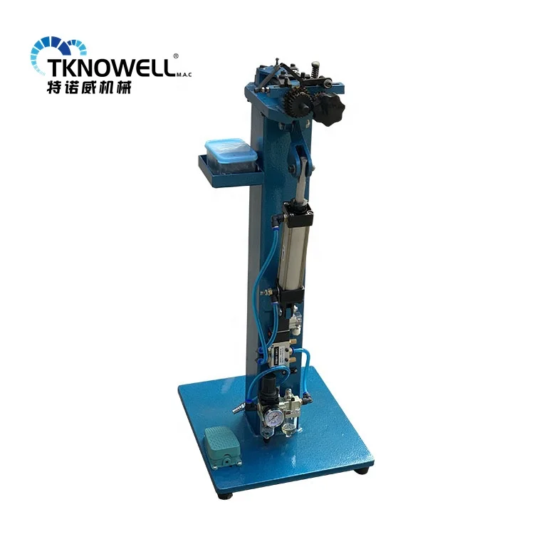 TKNOWELL Leather Belt Looping Locking Machine With Bulk Nails Leather Belt Looping Buckle Stapling Nailing Machine