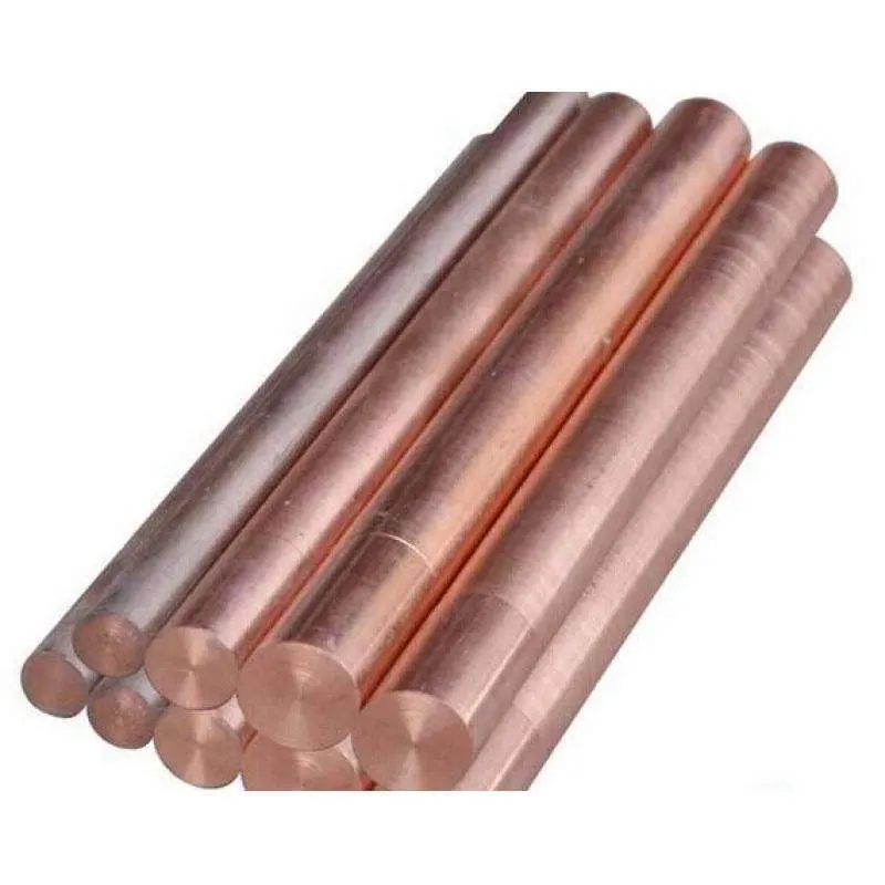 C12200 C18980 C15715 Edge Closing Copper Flat Rod 8mm 99.99% Pure Round Square Copper Bus Brass Rod Bar
