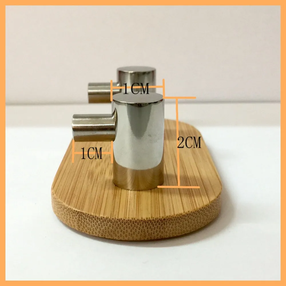 
Factory Price Bamboo 3M Hooks Heavy Duty Wall Hooks Hangers Waterproof Stainless Steel Hooks 