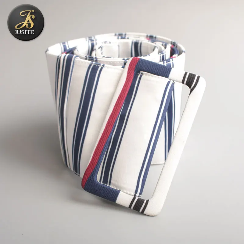 OEM ladies garment new fashion elastic fabric belt