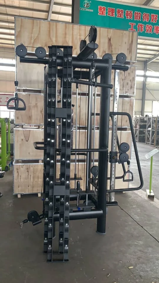 2020 multi gym equipment fitness&body building machine pin loaded weight stack Cable Jungle 4 Station