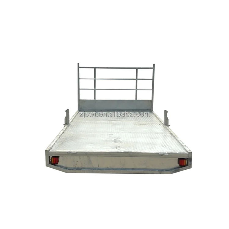 12X7  TANDEM AXLE FLAT TOP/TABLE TOP TRAILER, ELECTRIC BRAKING, RATED 3.5TONNE