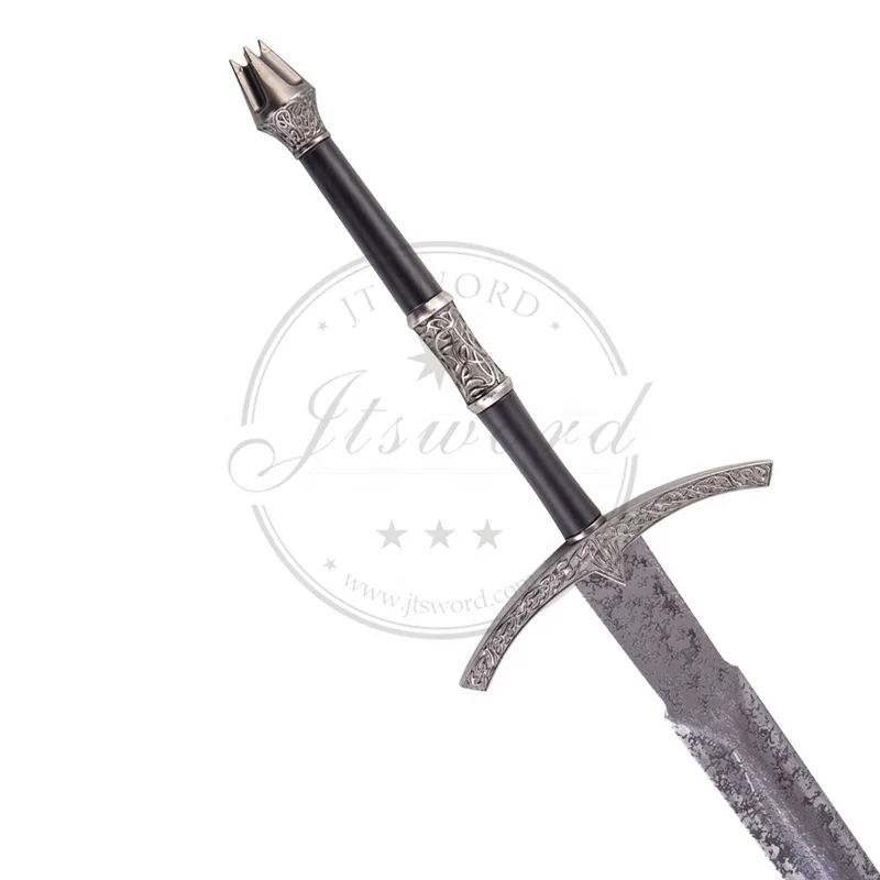 LOTR Lord of The Rings Witch King Sword Replica with Wall Plaque
