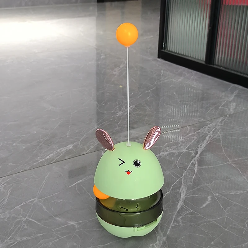Pet tumbler toy Rabbit leaky food ball tease cat toy Dog cat puzzle self hi dog toy