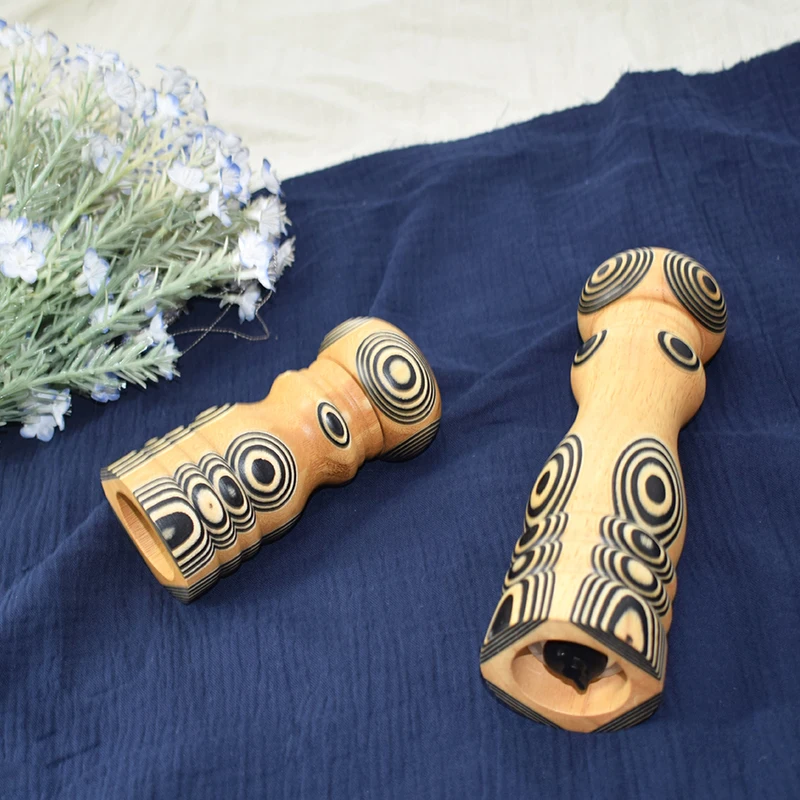 Customized Acacia Wood Pepper and Salt Mill Manual Grinder Wooden Spice Salt Shaker