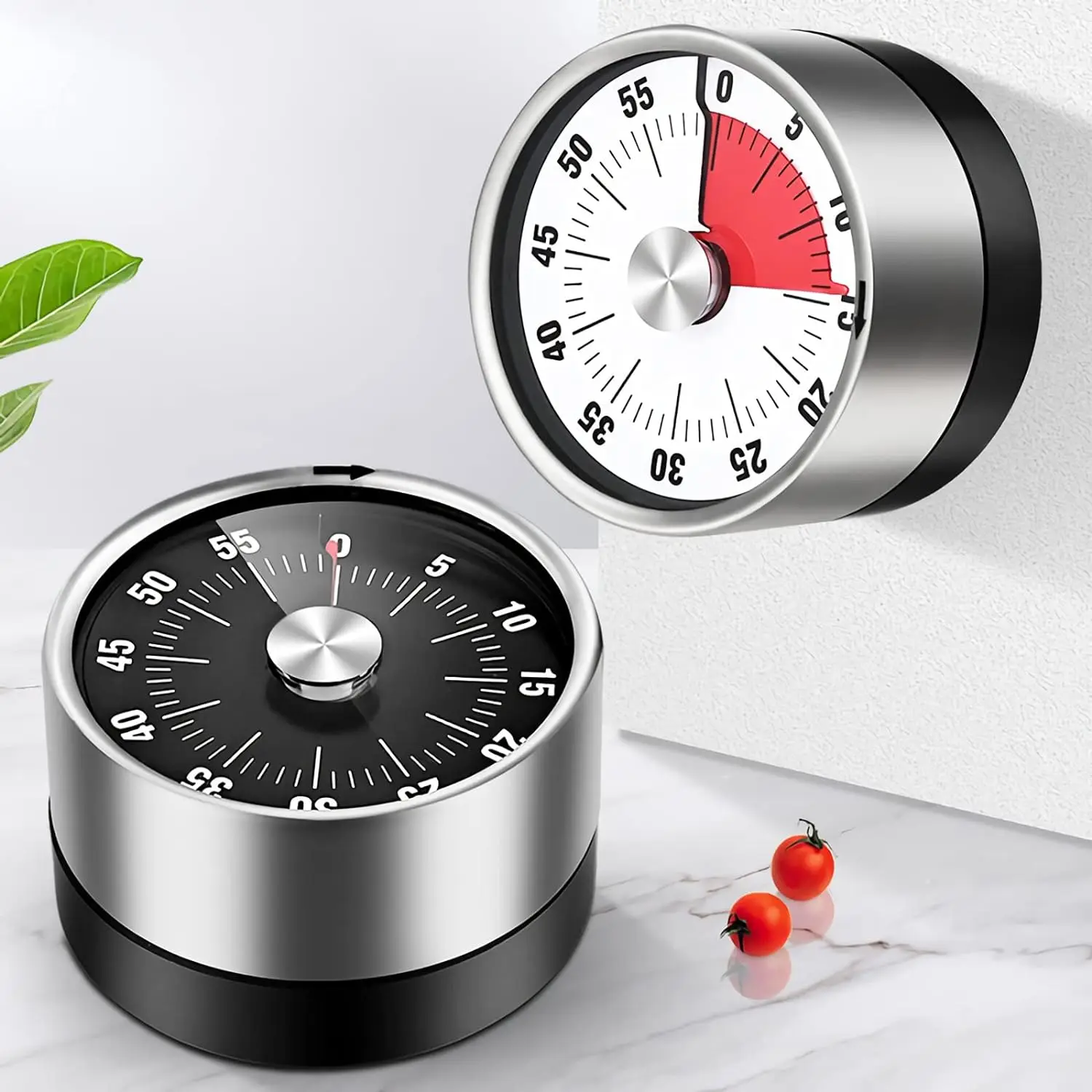 Stainless Steel Kitchen Timers for Cooking With Loud Alarm Kitchen Timer Magnetic