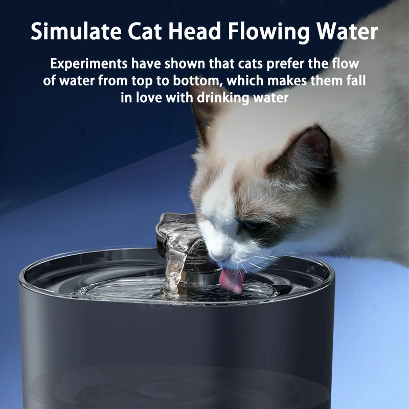 Pet Water Dispenser Automatic Large Capacity Cat Water Fountain BPA 4 Times Filtration Dog Water Drinking Feeder Pet Supplies