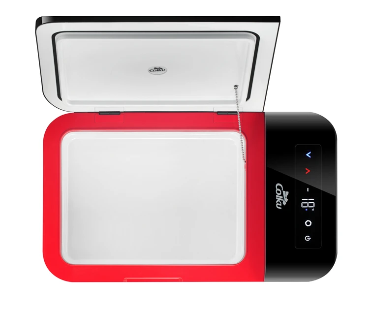 12V mini portable fridge warming cooling fridge mini car refrigerator DC compressor freezer with dual temperature