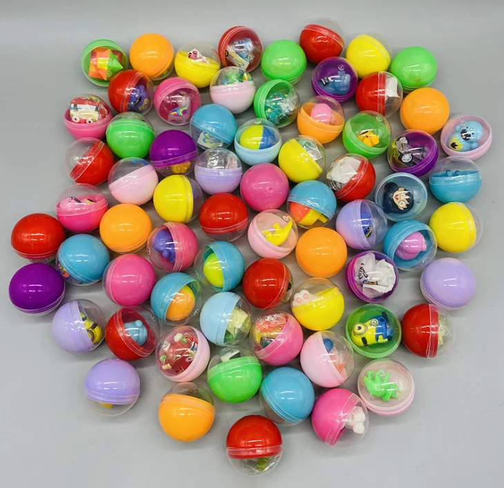 Easter holiday cheapest promotional gift novedades plastic surprise eggshell capsule vending capsule toys for children