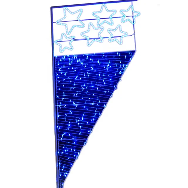 Beauty Products New Year LED Museum Park Christmas Motif Light LED Hanging Motif Ball Light 2D Motif