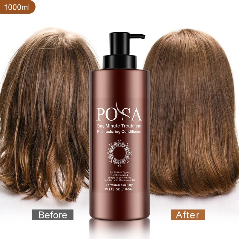 POSA Keratin Deep Conditioning Nourishing One Minute Hair Treatment for Damage Hair