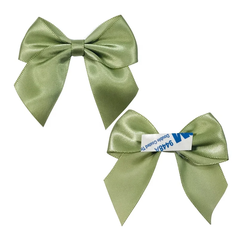 OKAY Ribbon Hot Sale 5cm Satin Ribbon Bow Self Adhesive, Packing Bow