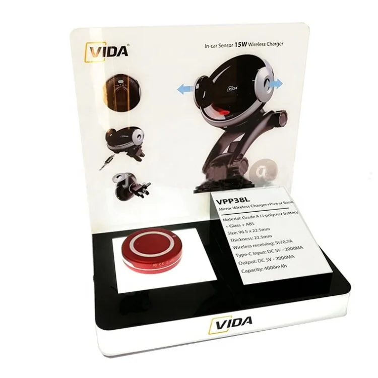 Professional manufacture acrylic headphone display custom multifunction audio display stand holder