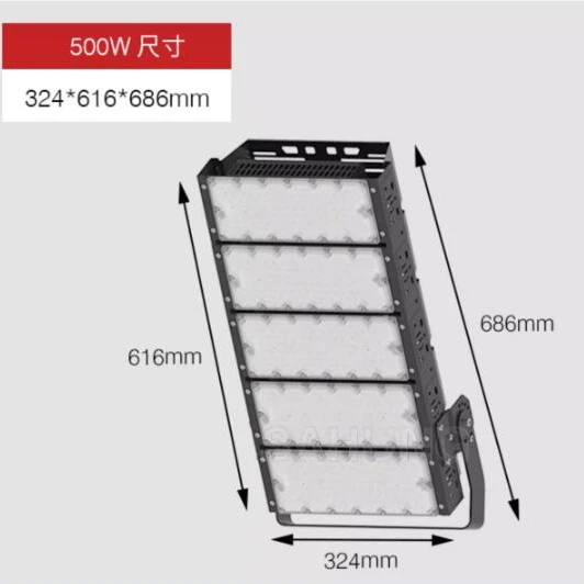 JS IP65 High Mast Lights 100w-600w  Tennis Court Flood Light Stadium Sport Football Field Light