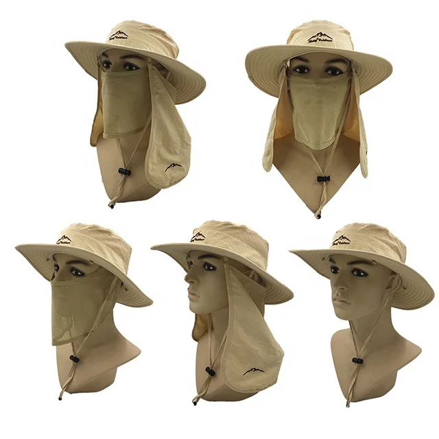RTS High quality outdoor sun hat breathable quick-dry waterproof hunting sunshade jungle hat mens bucket hats