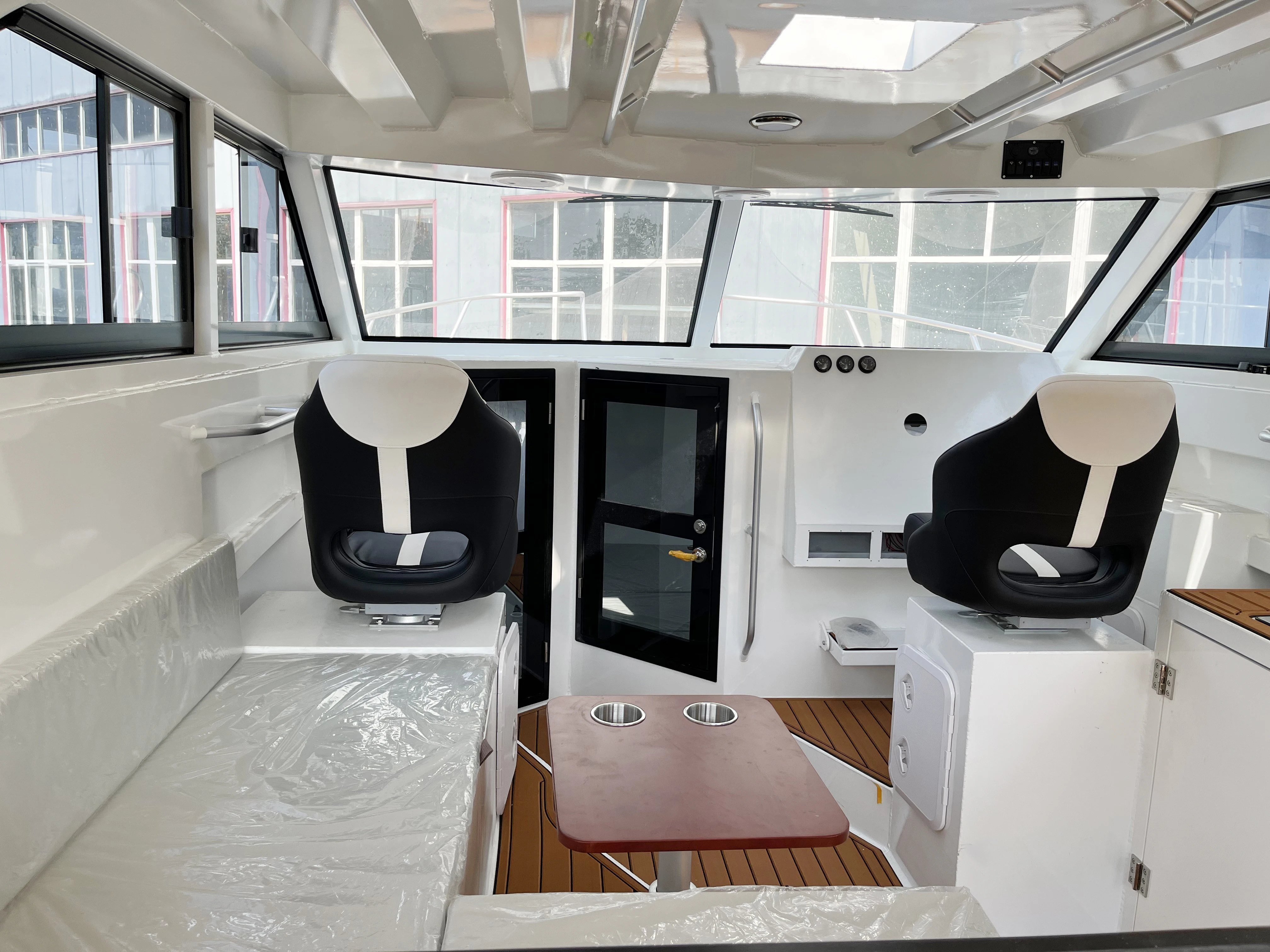2024 Allsealion High Quality Catamaran 8-11m Cabin Aluminum Fishing Boat for Sale in China