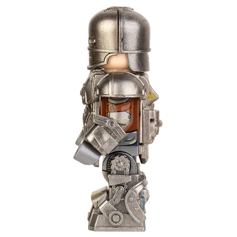 CQ01 Iron and steel machine Mark armour helmet CQ01-A plastic Mini Blocks Building Block Toys boys Kids