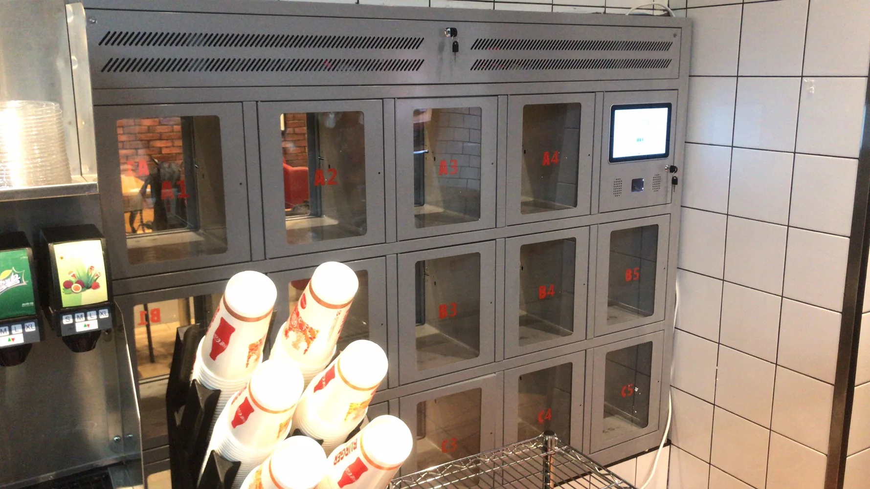 Электронный металлический шкафчик AUV, 12/15 дверей, для хранения наличных, монет, для ресторанов или кухонь-призраков