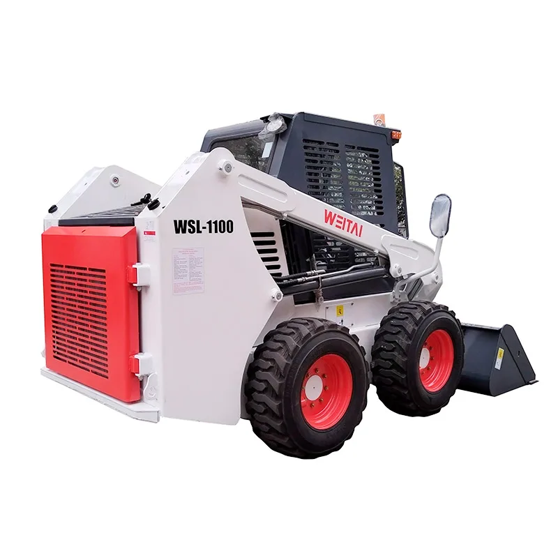 Professional Factory Top Quality Earth-Moving Machinery Hydraulic WSL-500 Mini Loader Wheel Skid Steer Loader At Lowest Price