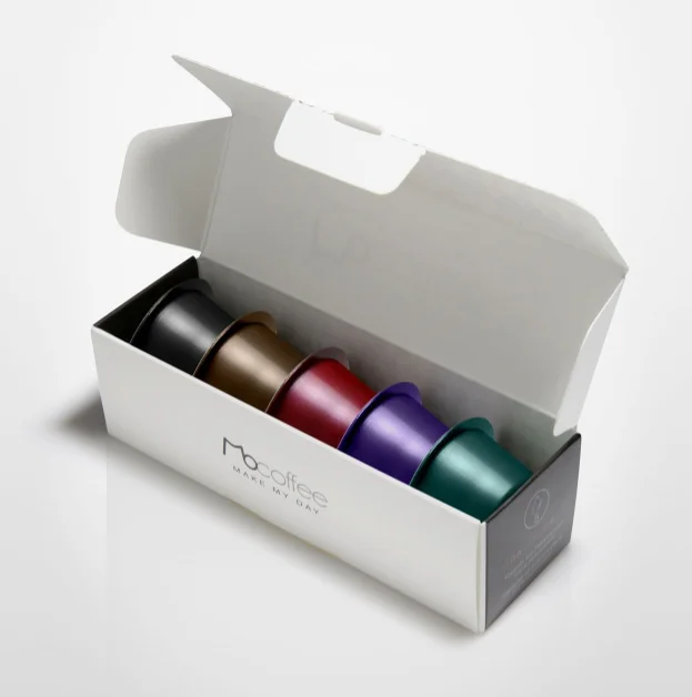 Custom Paper Gift Coffee Capsule Box Packing Coffee Capsules Packaging Box