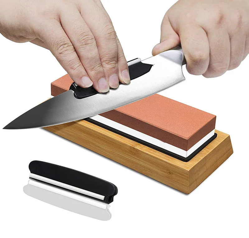 Точильный камень, точильный камень с бамбуковой Красной основой, точильный камень на заказ, белая коробка 1000/6000 180*60*27 мм